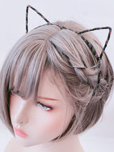 Women Girl Glitter Black Cat Kitty Ear Animal Party Hair Head band headband Hoop