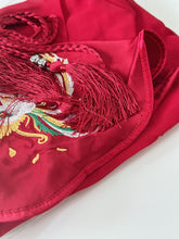 Women Red Satin Sleepwear sleep Lingerie Nighties Camisole Kimono Shawl Gown