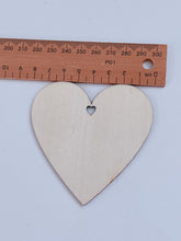 AU 5x Natural Wooden LOVE Heart Craft Gift Hanging Tag Novelty Gift Wrap Favor