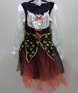 Kid Girl Children Pirate Captain Hook Caribbean Party Halloween Costume Bandana