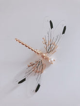 Women Girl Gold Color Dragonfly hair head Side Clip Brooch hairpiece accessory