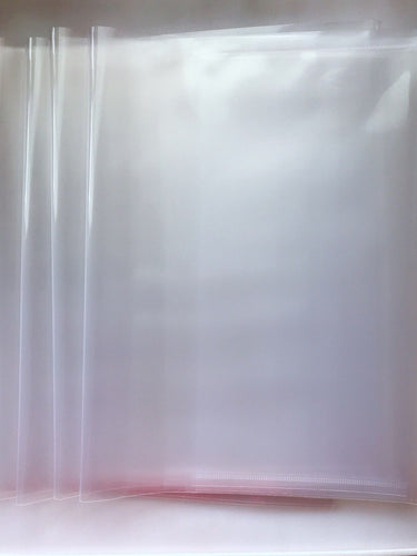 5 Back School A4 sized 30x43cm Plastic Protective Slip On Clear Book Cover wrap