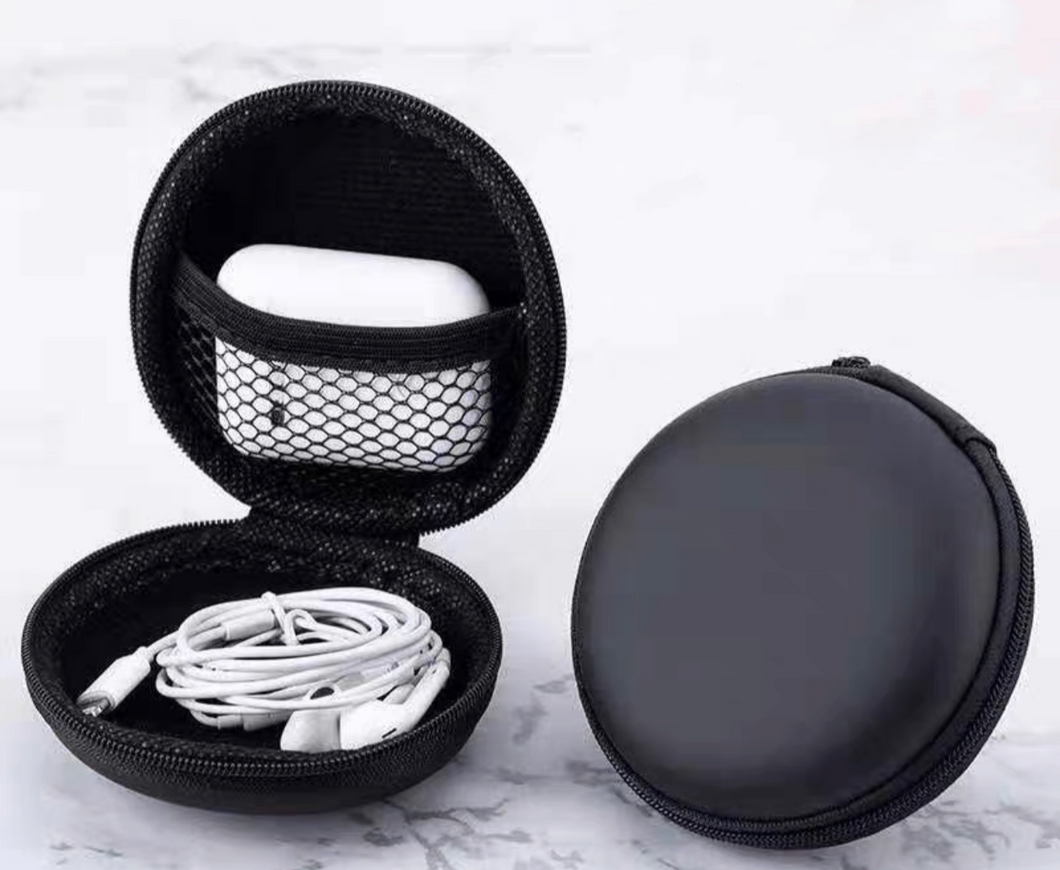 Travel Earbud Coin Small Jewlery Accessory Round Organizer Case Container Box