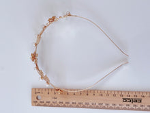 Women Girl Gold Rose Pearl Leaf Party Hair Head Band Headband Hoop headpiece