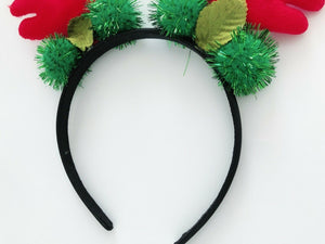 Womens Girl Christmas Reindeer Deer Antler Costume Ear Party Hair band headband