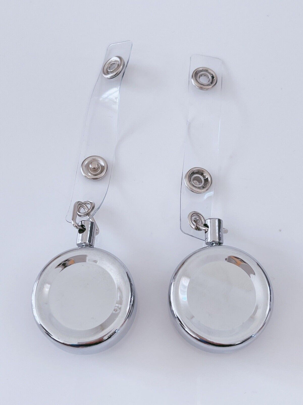 2X AU Retractable Badge Holder Reel Swipe Card Security ID Pull Key Tag Clip