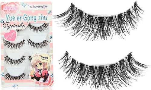 5Pairs Natural look Long Extension Thick cross Fake False Eyelashes eye lashes