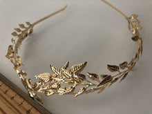 Women Gold Leaf BOHO Prom Party Hair Headband band Crown Tiara Hairpiece Hoop