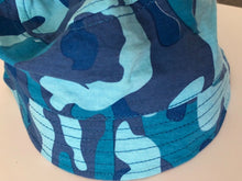 Boys Kids Children Sky Blue Camo Camouflage Travel Basic Bucket Sun Hat Cap