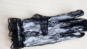 Lady Women Fetish Foreplay Sexy Eye mask cover Black Lace Party Costume Gloves