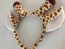 Women Girl Boy Children Giraffe Ear Tail Costume party hair band Headband Set