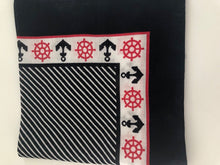 Women Men Girl Cotton Navy Sailor Anchor Marine Bandana Hair Headband Wrap Scarf