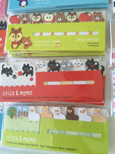 Travel Animal Mini Sticky Note Cute School Text Book Mark Sticker Memo Flags