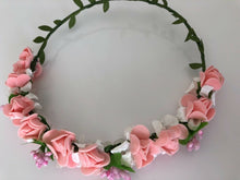 Women Flower Girl Boho Party Polyfoam Leaf Crown hair headband Garland Wreath