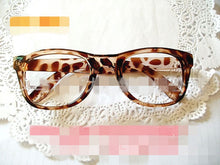 Lady Kid boy girls Leopard Plastic Eyeglasses Eye Frame Party Costume Prop