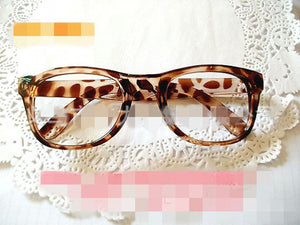 Lady Kid boy girls Leopard Plastic Eyeglasses Eye Frame Party Costume Prop