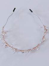 Women Bride Rice Pearl Bead Party Head Hair Band Headband Tiara Hoop Fascinator