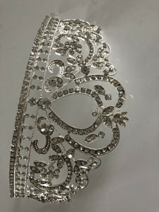 Women Rhinestone Crystal Wedding Bride Royal Party Hair Headband Crown Tiara