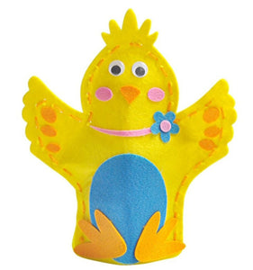 Easter Chicken Eggs Hunt Bag School Sewing Kids Craft DIY Hand Puppet Kit Gift