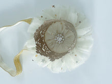 Girl Kids Baby Lace Gold Princess Birthday Crown Tiara Elastic Hair Headband