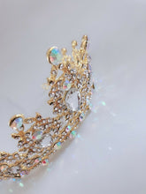 NEW Women Gold Rhinestone Crystal Wedding Bride Party Hair Headband Crown Tiara