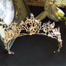 Women Girl Gold Leaf Wedding Bride Party Hair Headband Head Crown Tiara Prop