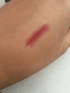 Halloween bloody look makeup matte intense reddish burgundy color Lipstick