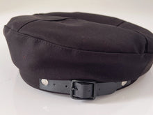Women Teen Girl Retro Army Chic Beanie French Artist Black Round Beret Hat Cap