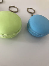 2x Slow rising Macaroon Macaron Keyring Squeeze toy Strap Novelty gift