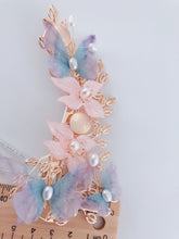 Women Han Tang Oriental Retro Fairy Butterfly Lace hair Clips Accessory Tassel