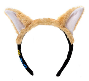 Women Children Fluffy Brown Point Fox Ear Party Hair head band Headband prop