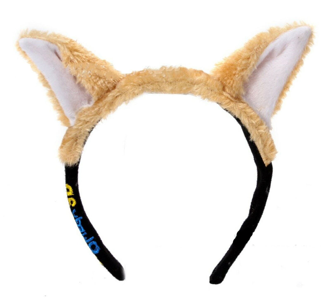 Women Children Fluffy Brown Point Fox Ear Party Hair head band Headband prop