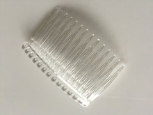 1X Women Lady Bride Bridal Veil hair head plastic DIY accessory clear Comb