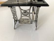 Miniature Mini Doll Metallic Sewing machine Decoration Furniture Collection