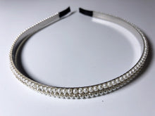 Women Lady Girl Pearl Crystal Beads Hair Head Band Headband Party Tiara Hoop