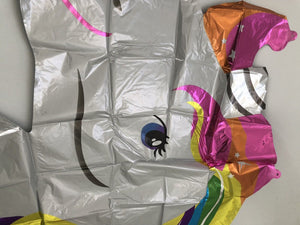 2x Girl Children BIG Unicorn Pony Birthday Party Foil Balloons Hanging decors