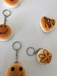 3x Slow rising Scented Bakery Bread Keyring Squeeze toy Strap