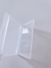 2 AU Clear Opal Credit Name Swipe Card Security badge ID Lanyard Holder Case