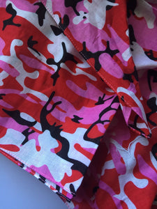 Women Girls Hip hop Cotton dance camo army Pink Bandana Hair Headband Wrap Scarf