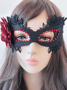 Women Teen Girl Venetian Flower Costume Party Fancy Dance Ball Eye Face Mask