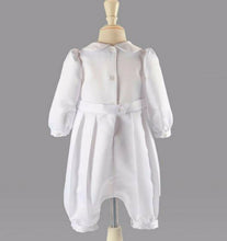 Boy baby Girl Kid white Long sleeves christening shower Bowtie outfits suits