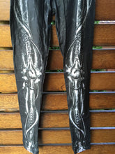 Women Halloween Party Skull Skeleton Bones Costume Gothic Skinny Leggings Pants