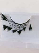 Women long Black Feather Mermaid Peacock Party Fake False Eyelashes Eye lashes
