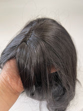 Women Black Natural Fringe BOB Fancy Costume Party Medium Short Hair Full Wigs