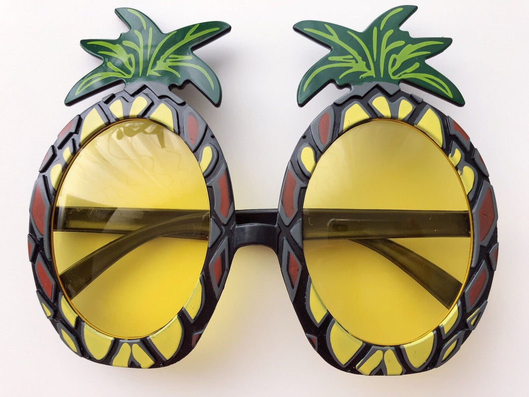 Girl Boy Kids Adult Pineapple Fruit Hawaii Eye Glasses Goggle Party Costume Prop