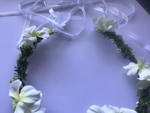 Women flower wedding Ivory White bride Party Hair Headband Crown Prop Garland