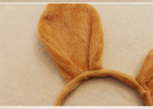 Lady Kid Child Kangaroo Wallaby Costume Ear tail Party Hair head band Prop set