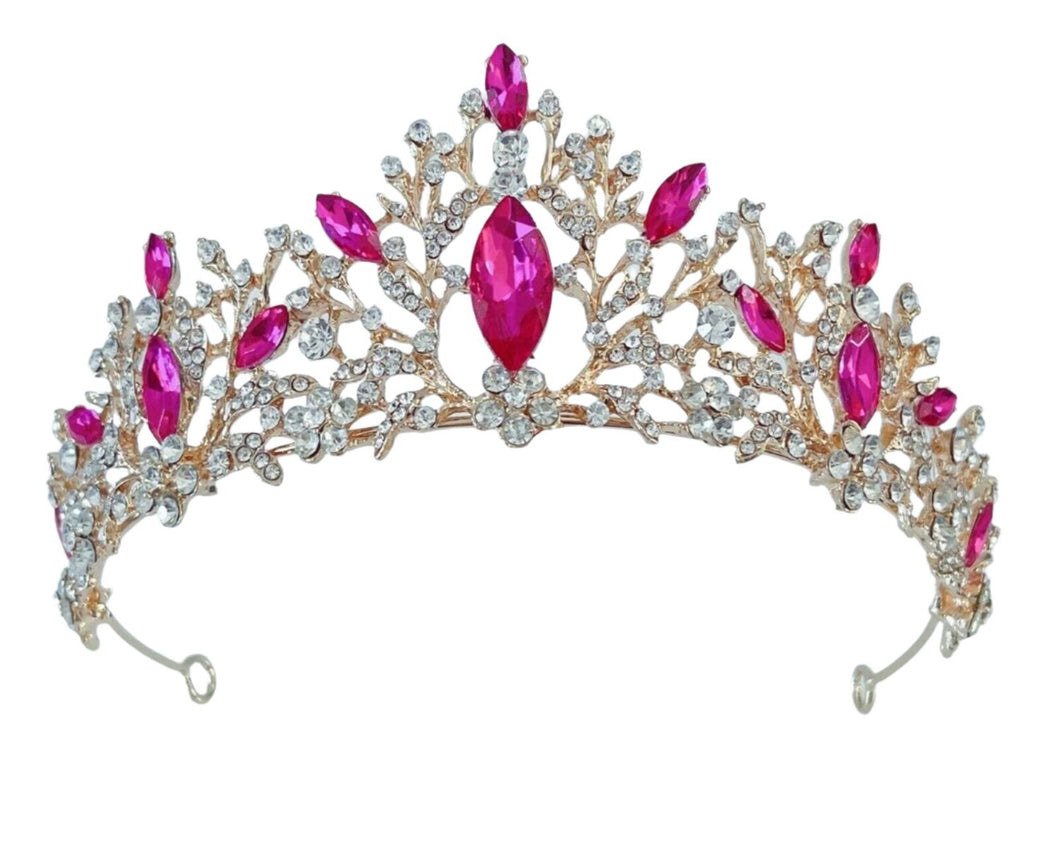 Pink Princess Woodland Tiara