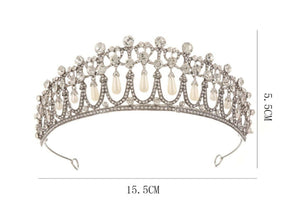 Royal Silver Tiara Measurement