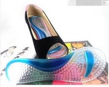 1 Pair Foot Heel Massage Arch Support Gel Insole Air Cushion Pads